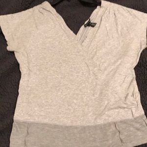 Club Monaco gray 100% cotton leisure top